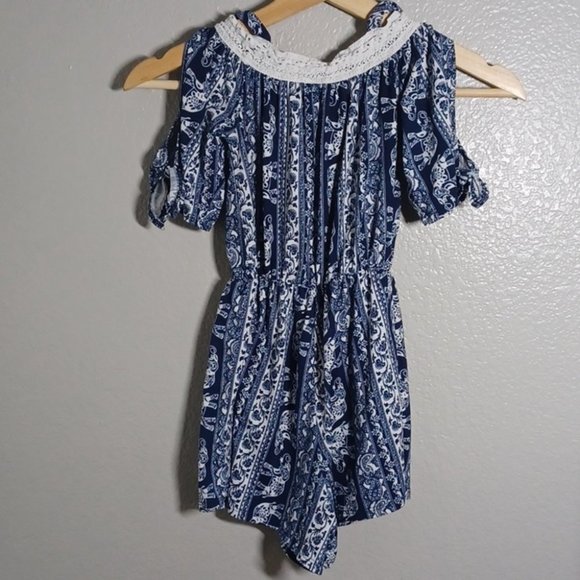 Blue girl romper - Picture 5 of 5